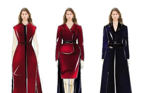 “维也纳交响”Dixmille2018秋冬发布会作品稿赏析