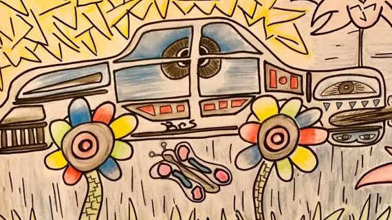 令日本三轮姐妹与福居典美微笑的Krs艺术丝巾