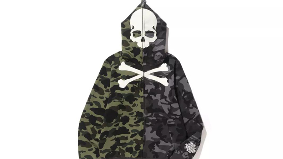 猿人头&骷髅头的交汇融合，Bape x MMJ强有力吸金大法？！