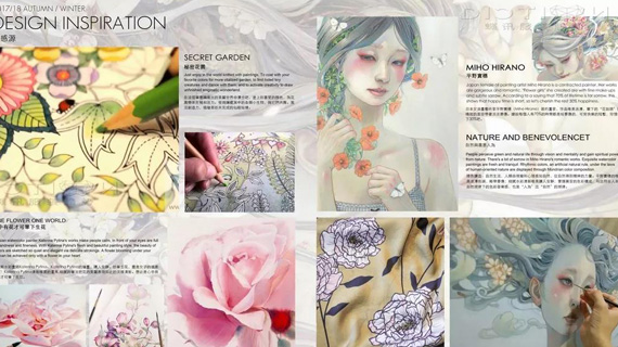 属于春夏日的足迹,海量花卉图案设计精选