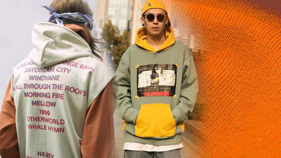 2019早春男装针织卫衣色彩街拍--轻潮色调