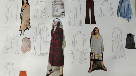 学生作品 | 手绘时装款式图