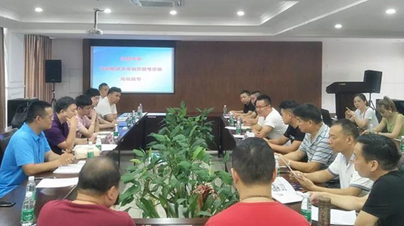 平湖服装创意园、梧桐台代表考察彭州龙洋家纺服装城