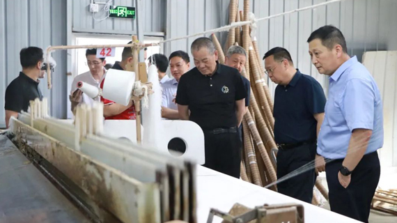 中国纺织工业联合会领导到万年调研